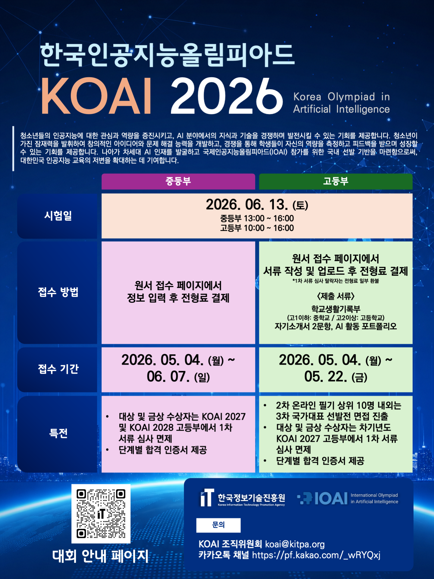 인공지능올림피아드 보도자료 – AI·교육·국가 경쟁력까지 담았다