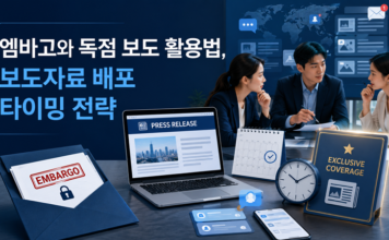 엠바고와 독점 보도 활용법, 보도자료 배포 타이밍 전략